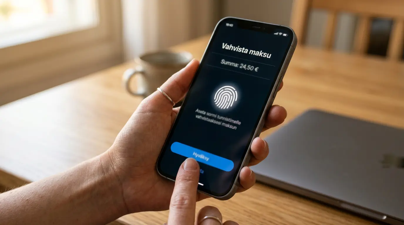 Mastercard Identity Check ja 3D Secure 2 -vahvistus pankin sovelluksessa