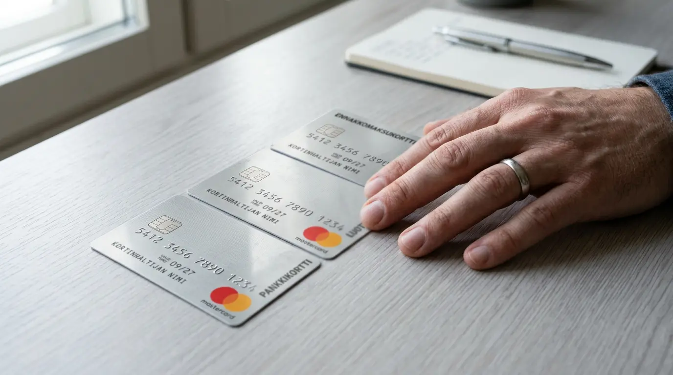 Mastercard-korttityypit suomalaisen vedonlyöjän kädessä — debit, credit ja prepaid